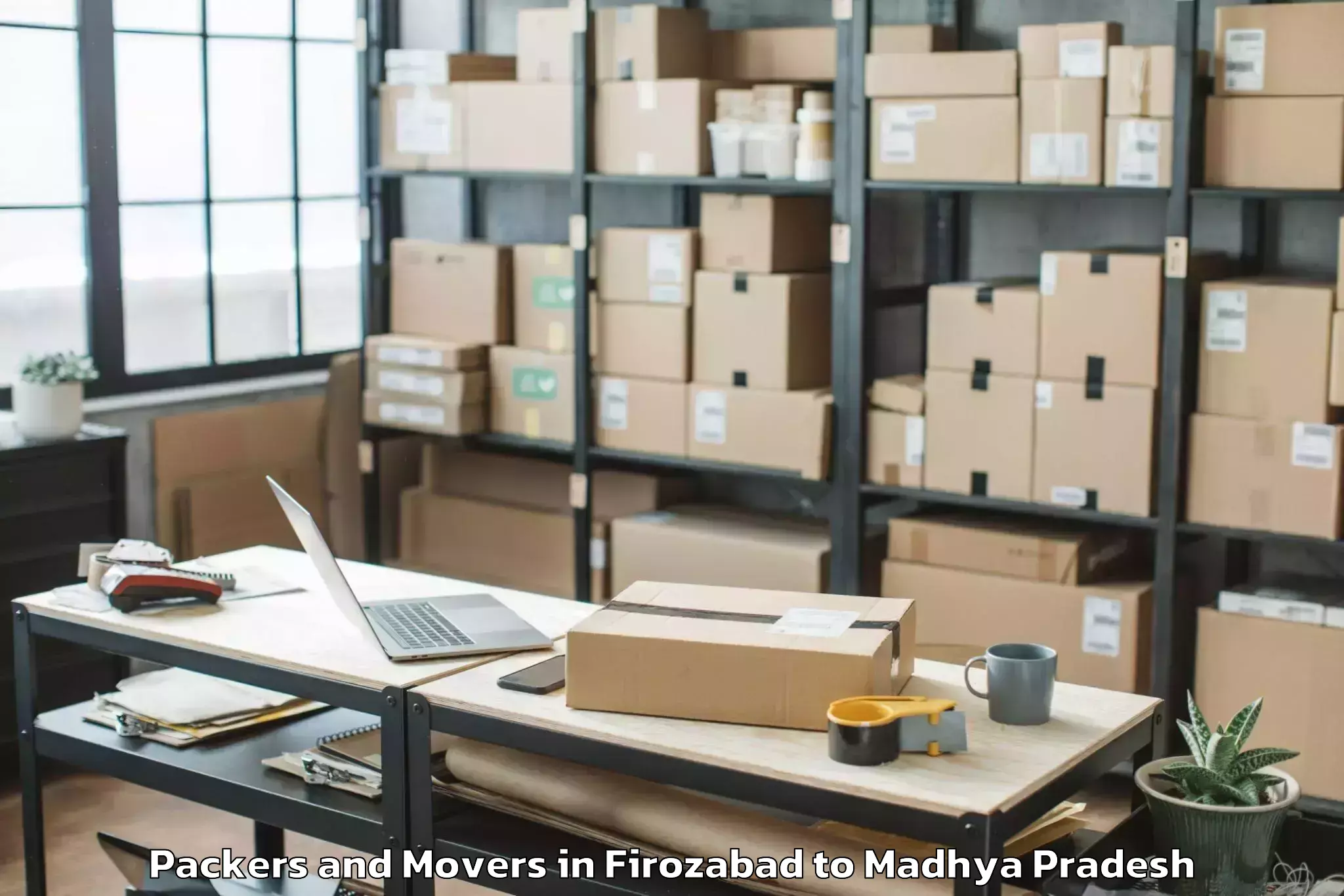 Comprehensive Firozabad to Saugor Packers And Movers